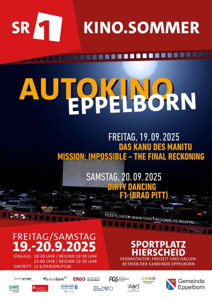 SR1 Kinosommer 2025 - Autokino Eppelborn-Hierscheid